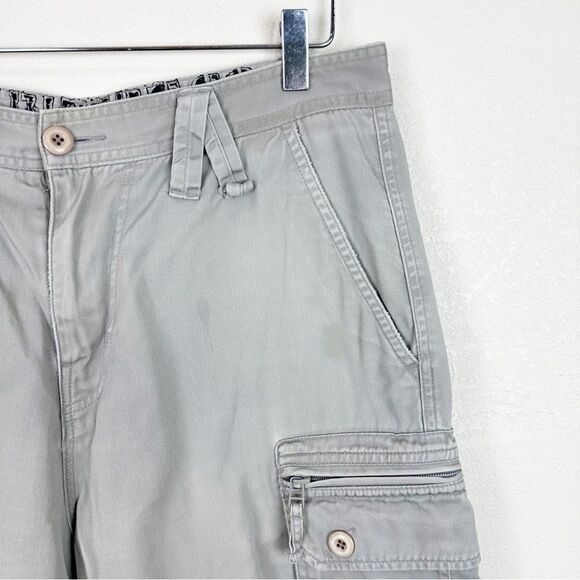 Mens Fox Racing Y2K Khaki Shorts Skateboard 32 Cargo - Picture 2 of 7